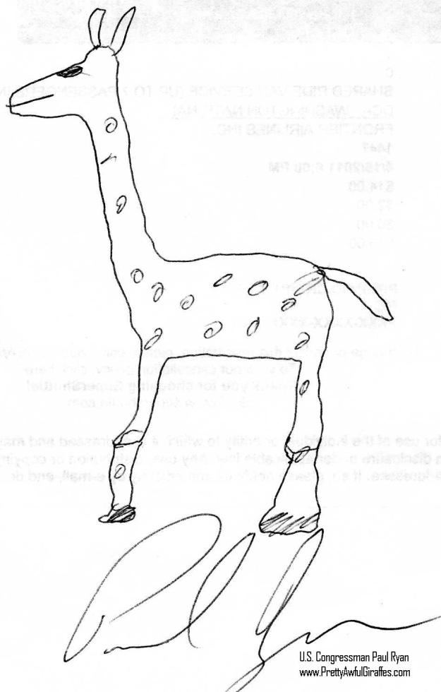 A Pretty Awful Paul Ryan Giraffe